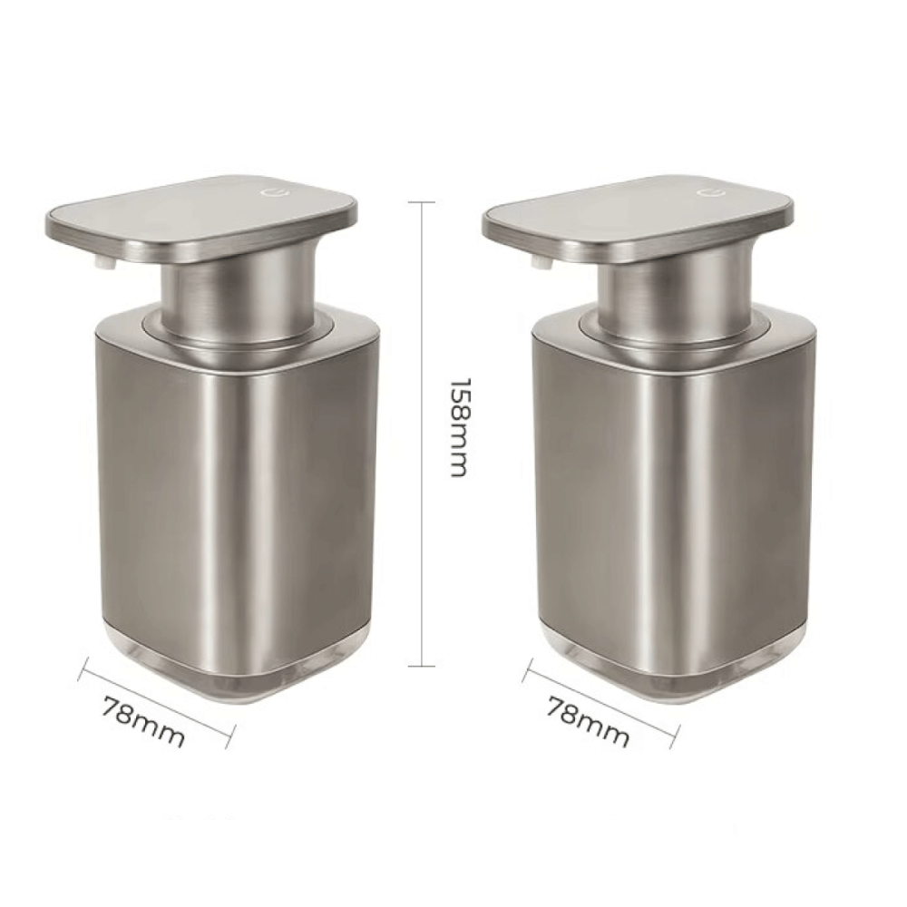 เครื่องจ่ายสบู่โฟมอัตโนมัติ STARA รุ่น MATTE STAINLESS TOUCHLESS ปรับได้3ระดับ ชาร์จUSB-C กันน้ำ